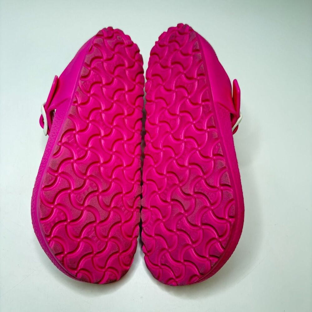 BIRKENSTOCK Gizeh Pink White Eva Sandals Summer Beach Womens Sz Eu 38/US 7-7.5 - Picture 7 of 8